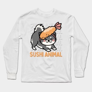 Cute Kawaii Sushi lover I love Sushi Life is better eating sushi ramen Chinese food addict Long Sleeve T-Shirt